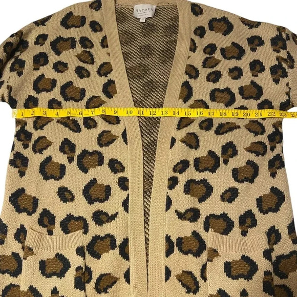 Hayden Leopard Print Cardigan, Small/Medium - Picture 6 of 12